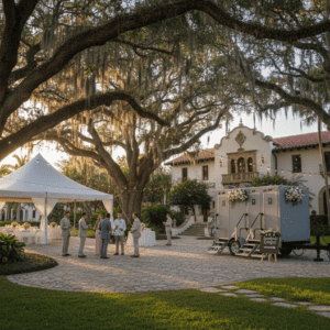 Beyond the aesthetic: Seamless restroom planning for your off-grid dream wedding.