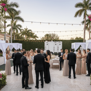 Miami Wedding Magic: Why Luxury Restrooms are the Key to a Flawless Tropical Event.