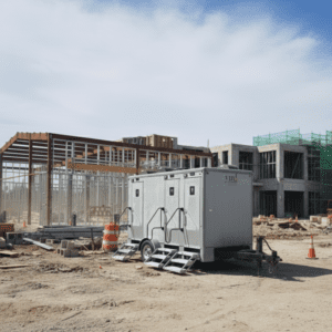 Luxury Portable Restroom Rental for Miami Construction