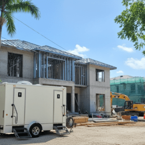 Long-term luxury restroom rental for home building and construction site in Miami – YML