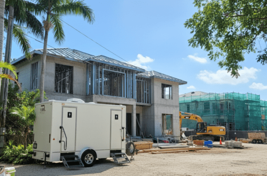 Long-term luxury restroom rental for home building and construction site in Miami – YML