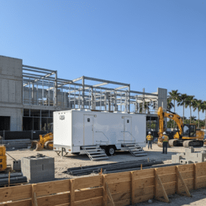 Strategic Luxury Restroom Rentals for Miami Jobsites