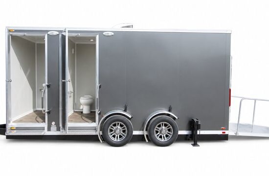 ADA + 2 Platinum restroom trailer exterior